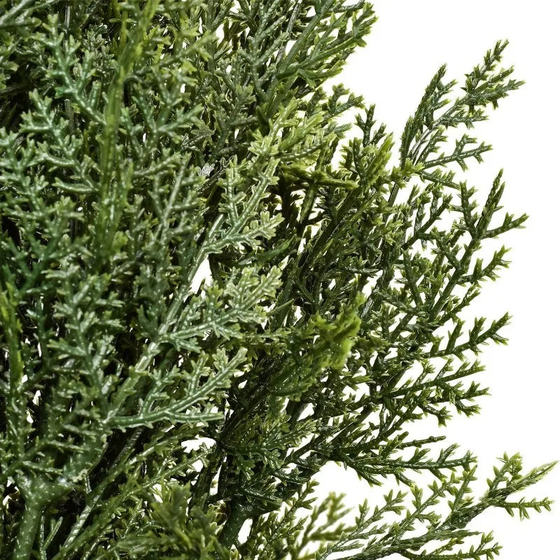 2 Pack Artificial Cedar Topiary Trees 4ft