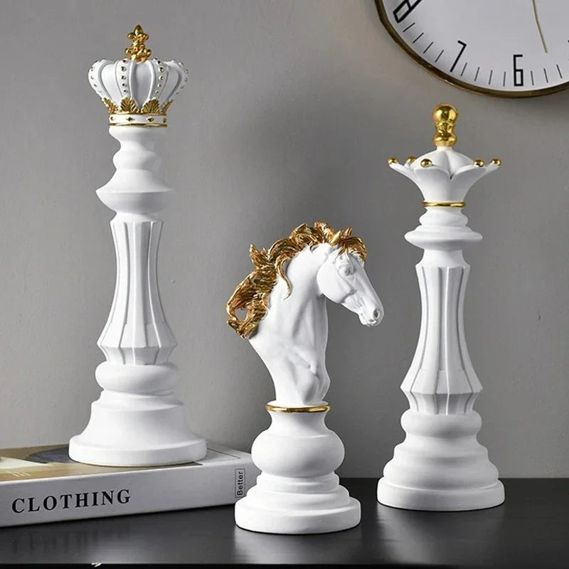 Europe International Chess Resin Decorative