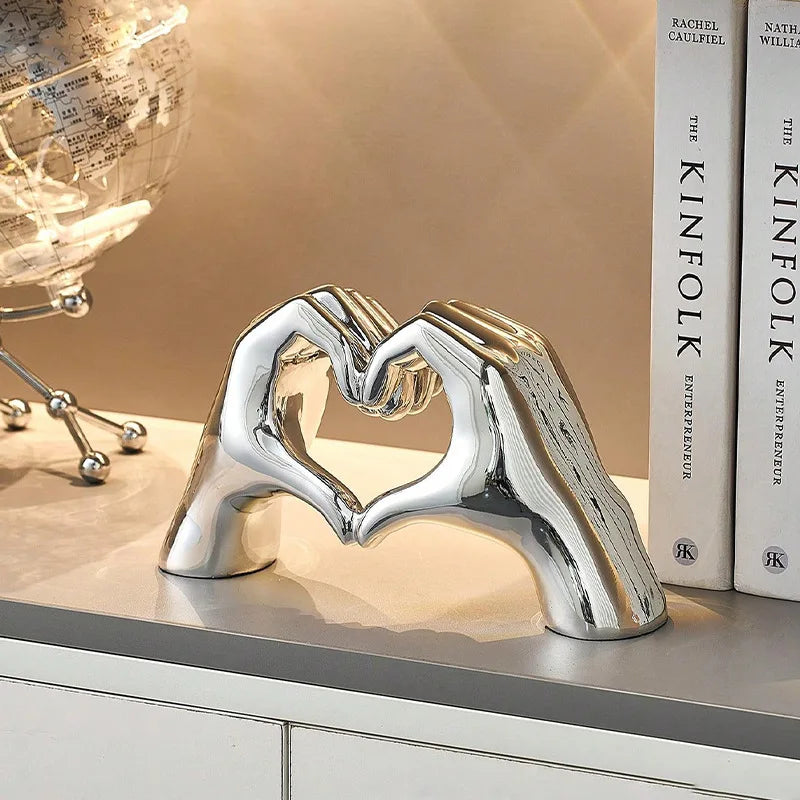 Heart Gesture Sculpture