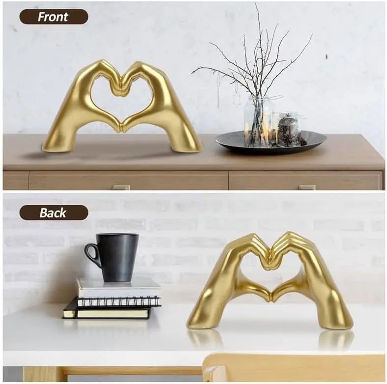 Heart Gesture Sculpture