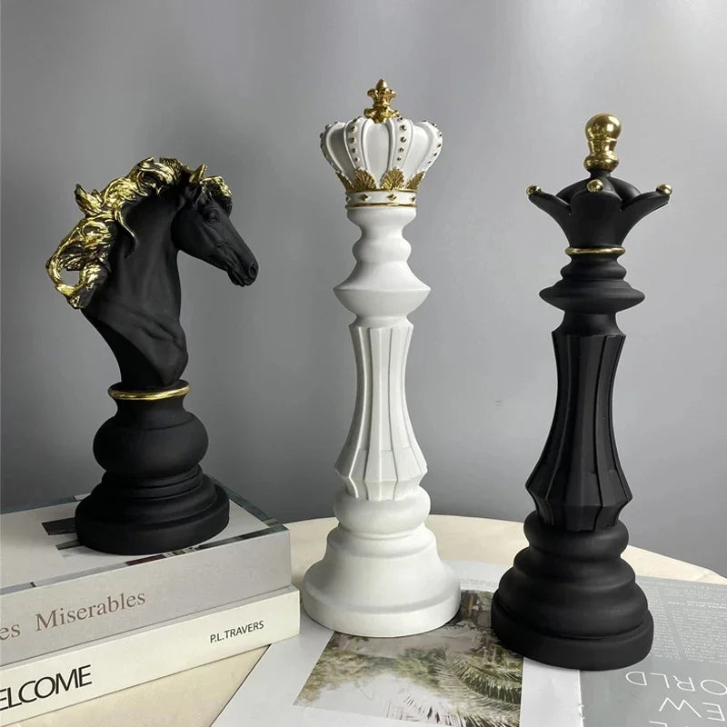 Europe International Chess Resin Decorative