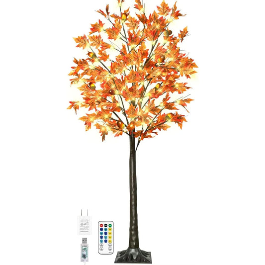 5FT 90LED Lighted Maple Tree