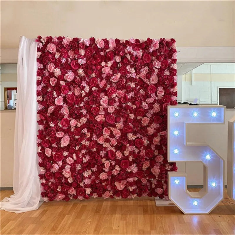 60cmx40cm Artificial Flower Wall