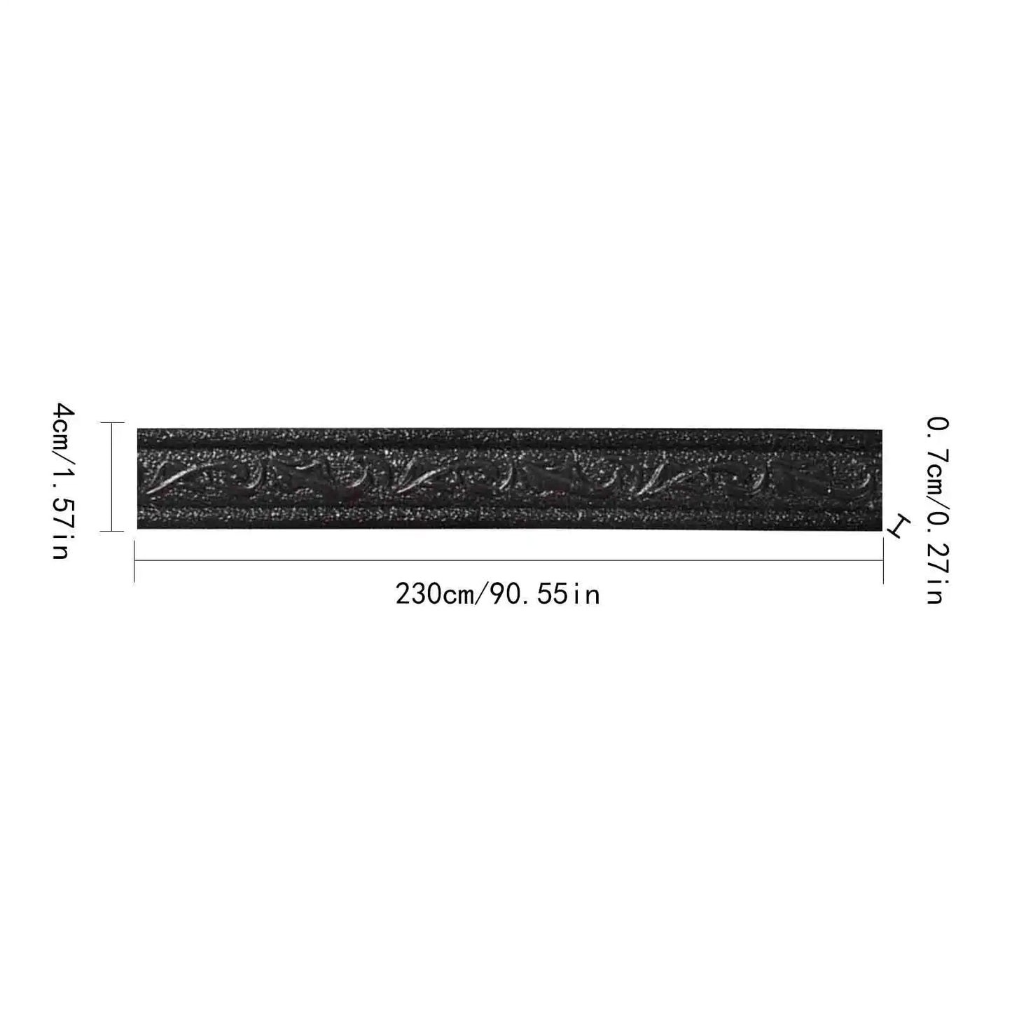 Self Adhesive Wall Border Strip 3D