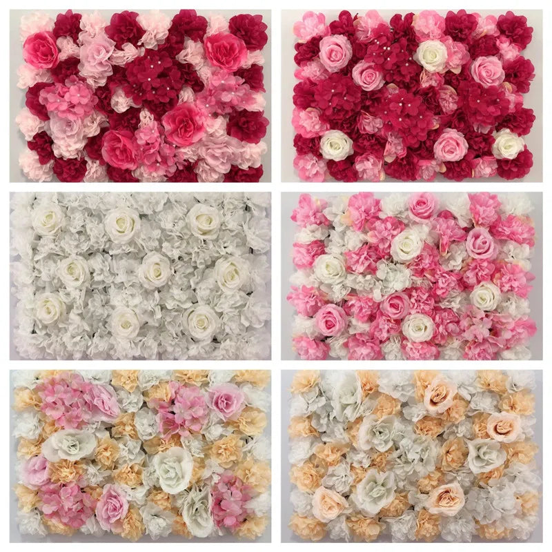 60cmx40cm Artificial Flower Wall